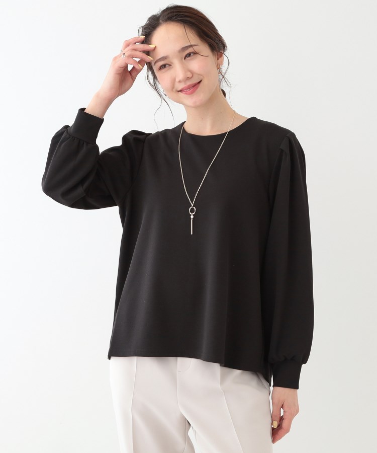 S-LL/2点セット】女性らしく好印象 アクセ付き カットジョー