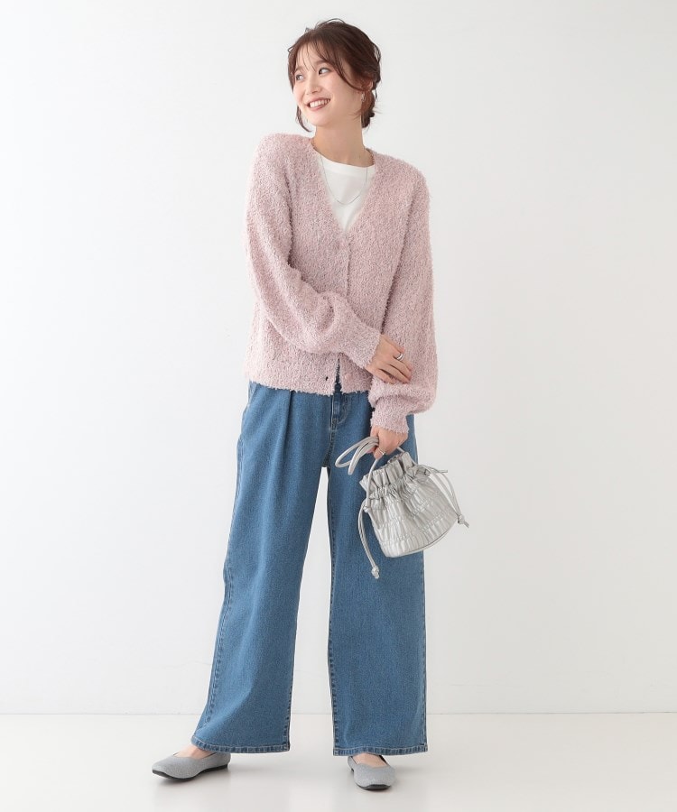 シューラルー/ドレスキップ(SHOO・LA・RUE/DRESKIP)の【S-LL】ふわふわ軽やかラメニットカーディガン11