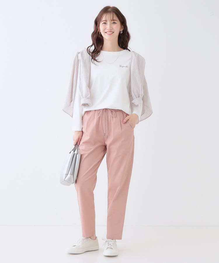 シューラルー/ドレスキップ(SHOO・LA・RUE/DRESKIP)の【洗える/S-LL】シンプルだから着回ししやすい コットンアソートロンT15