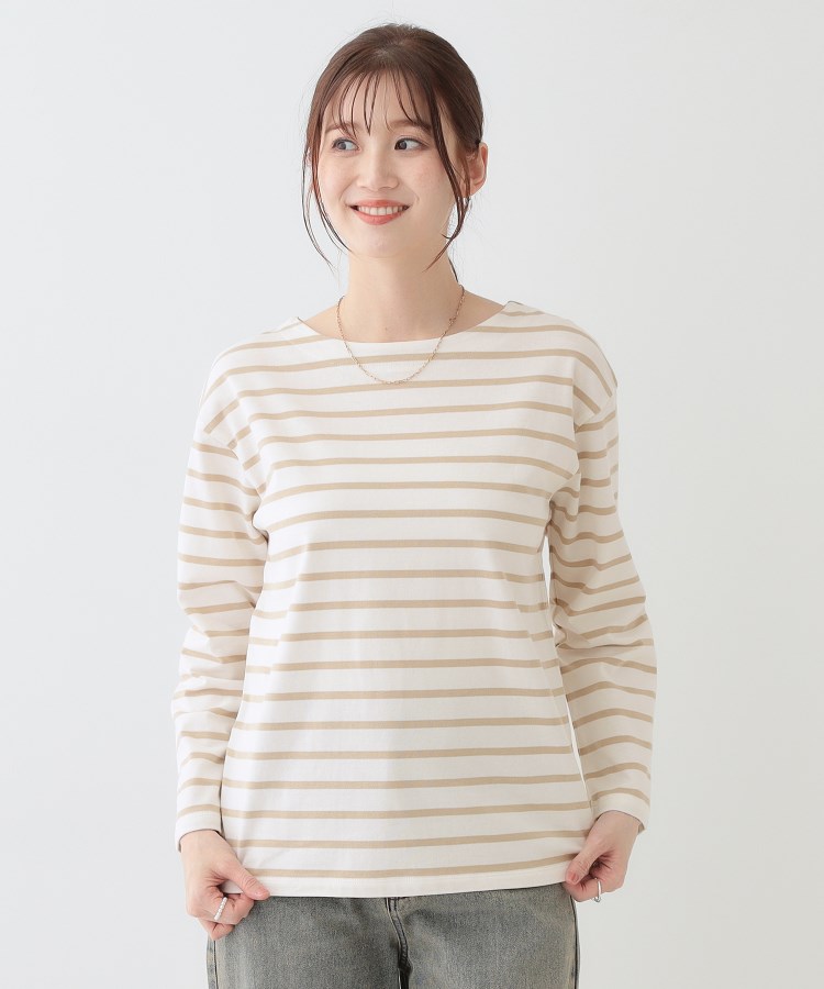 シューラルー/ドレスキップ(SHOO・LA・RUE/DRESKIP)の【洗える/S-LL】シンプルだから着回ししやすい コットンアソートロンT9