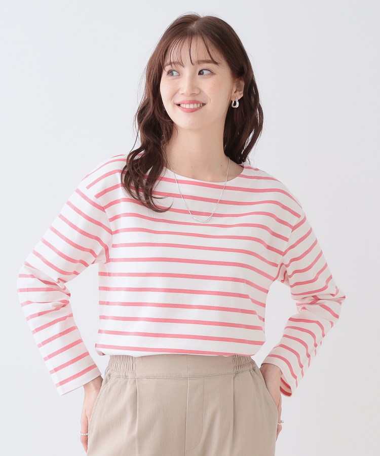シューラルー/ドレスキップ(SHOO・LA・RUE/DRESKIP)の【洗える/S-LL】シンプルだから着回ししやすい コットンアソートロンT1