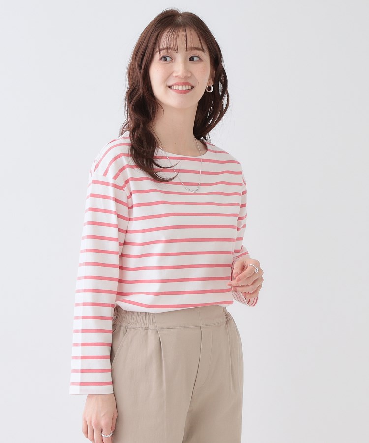 シューラルー/ドレスキップ(SHOO・LA・RUE/DRESKIP)の【洗える/S-LL】シンプルだから着回ししやすい コットンアソートロンT2