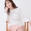 シューラルー/ドレスキップ(SHOO・LA・RUE/DRESKIP)の【洗える/S-LL】シンプルだから着回ししやすい コットンアソートロンT オフホワイト(003)
