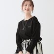 シューラルー/ドレスキップ(SHOO・LA・RUE/DRESKIP)の【洗える/S-LL】シンプルだから着回ししやすい コットンアソートロンT ブラック(019)