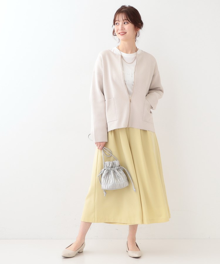 シューラルー/ドレスキップ(SHOO・LA・RUE/DRESKIP)の【S-LL】ジャガードZIPニットカーディガン11