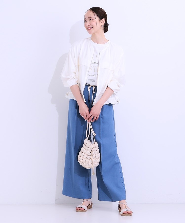 シューラルー/ドレスキップ(SHOO・LA・RUE/DRESKIP)の【S-LL】大人のシアー感が魅力 ドロストブルゾン3
