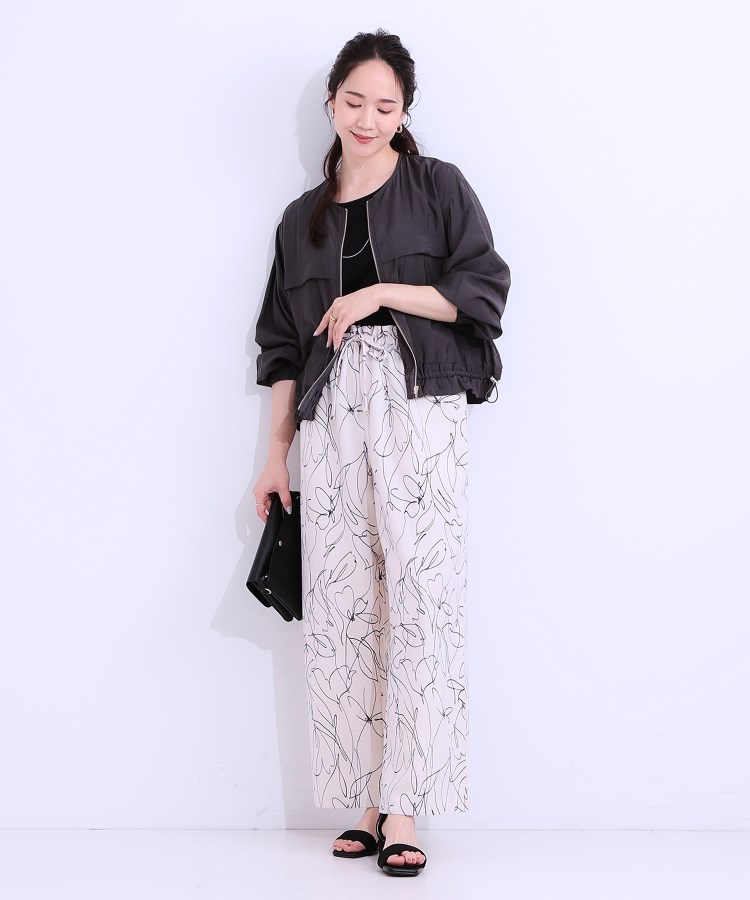 シューラルー/ドレスキップ(SHOO・LA・RUE/DRESKIP)の【S-LL】大人のシアー感が魅力 ドロストブルゾン7