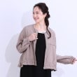 シューラルー/ドレスキップ(SHOO・LA・RUE/DRESKIP)の【S-LL】大人のシアー感が魅力 ドロストブルゾン9