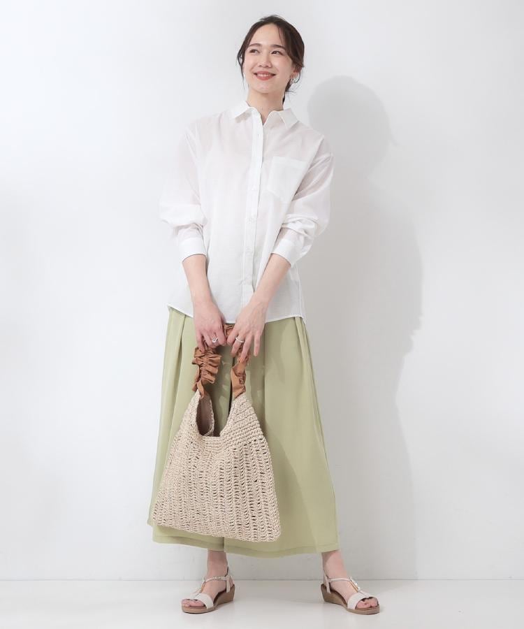 シューラルー/ドレスキップ(SHOO・LA・RUE/DRESKIP)の【セットアップ可】裏地ひんやり麻調スカーチョ22