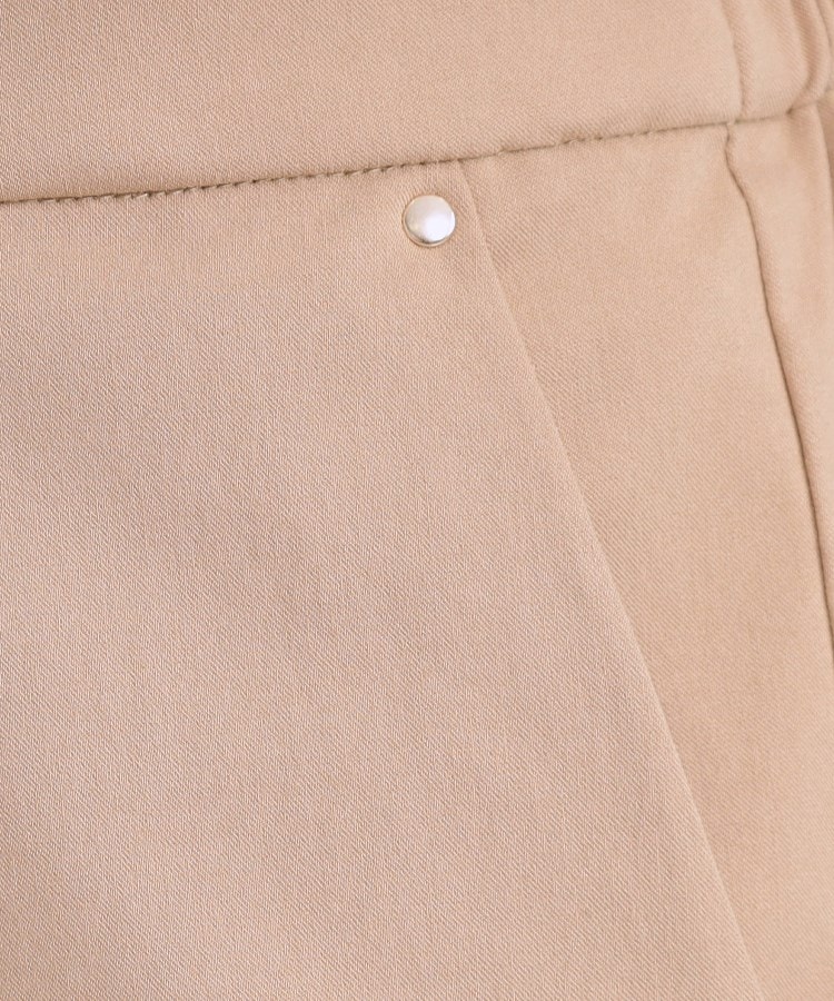 シューラルー/ドレスキップ(SHOO・LA・RUE/DRESKIP)の【S-LL/ひんやり】ゴールドパーツがアクセント ストレッチワイドパンツ16