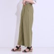 シューラルー/ドレスキップ(SHOO・LA・RUE/DRESKIP)の【S-LL/ひんやり】ゴールドパーツがアクセント ストレッチワイドパンツ6