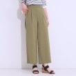 シューラルー/ドレスキップ(SHOO・LA・RUE/DRESKIP)の【S-LL/ひんやり】ゴールドパーツがアクセント ストレッチワイドパンツ5