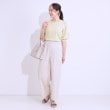 シューラルー/ドレスキップ(SHOO・LA・RUE/DRESKIP)の【S-LL/ひんやり】ゴールドパーツがアクセント ストレッチワイドパンツ11