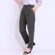 シューラルー/ドレスキップ(SHOO・LA・RUE/DRESKIP)の【シューアイス】ストレッチテーパードパンツ チャコールグレー(014)