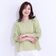 シューラルー/ドレスキップ(SHOO・LA・RUE/DRESKIP)の【高レビュー/セットアップ可】お袖シャーリング 麻調ブラウス11