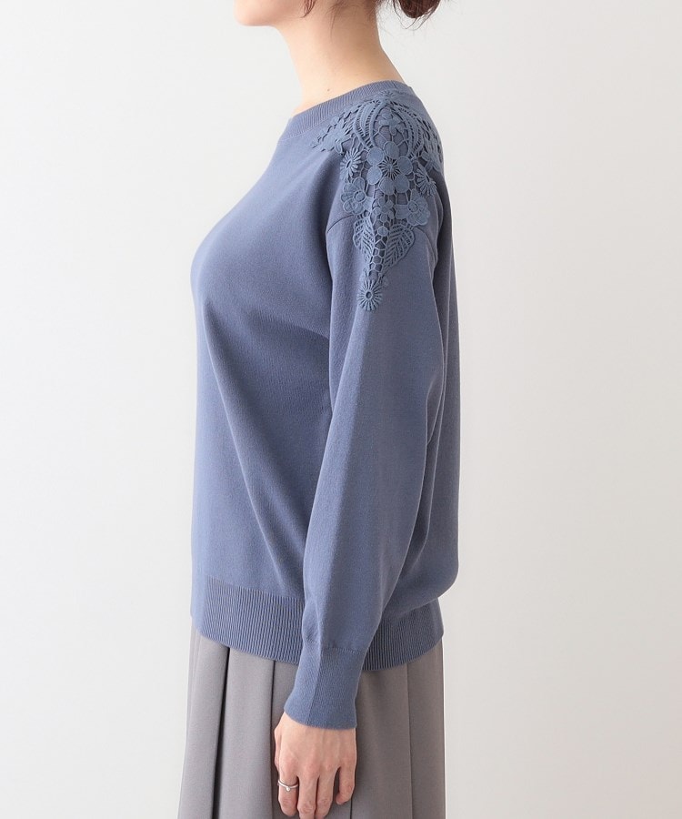 シューラルー/ドレスキップ(SHOO・LA・RUE/DRESKIP)の肩レースが差をつける デザインニット18