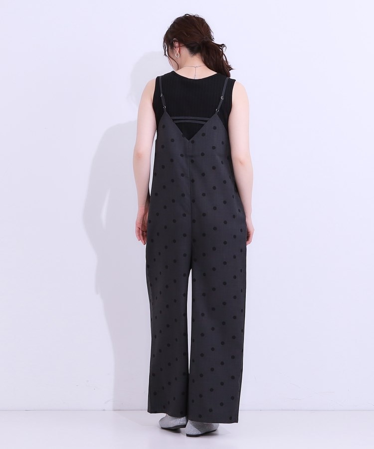 シューラルー/ドレスキップ(SHOO・LA・RUE/DRESKIP)の【S-LL】着丈が調節できる 大人の麻調サロペット6