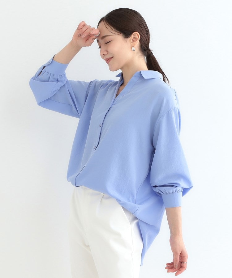 シューラルー/ドレスキップ(SHOO・LA・RUE/DRESKIP)の【S-LL】後ろ姿も抜かりなく バックレースアップシャツ14