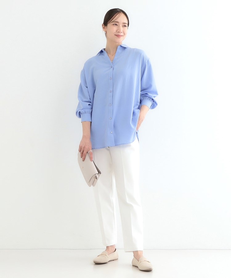 シューラルー/ドレスキップ(SHOO・LA・RUE/DRESKIP)の【S-LL】後ろ姿も抜かりなく バックレースアップシャツ15