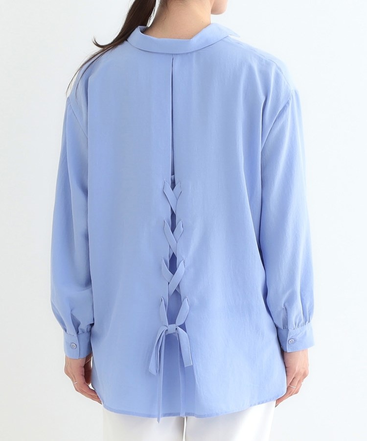 シューラルー/ドレスキップ(SHOO・LA・RUE/DRESKIP)の【S-LL】後ろ姿も抜かりなく バックレースアップシャツ19