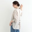 シューラルー/ドレスキップ(SHOO・LA・RUE/DRESKIP)の【S-LL】後ろ姿も抜かりなく バックレースアップシャツ6