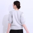 シューラルー/ドレスキップ(SHOO・LA・RUE/DRESKIP)の【S-LL】お袖刺繍がアクセント ラウンドネックニット2