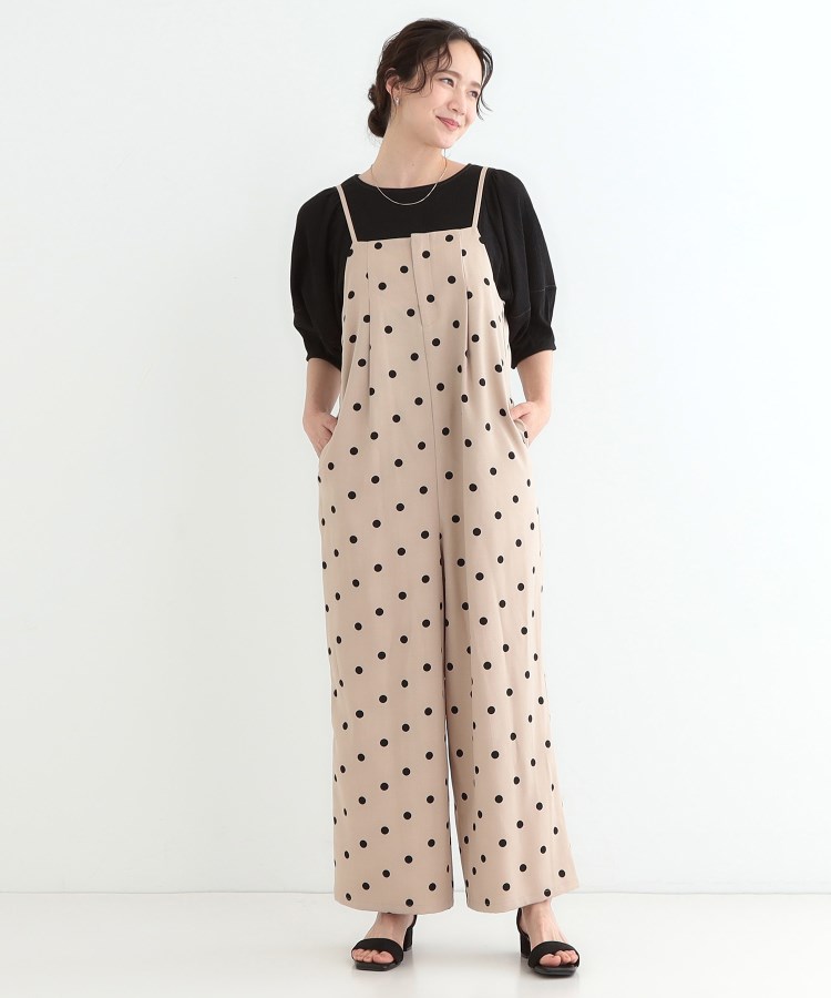 シューラルー/ドレスキップ(SHOO・LA・RUE/DRESKIP)の【洗える/S-LL/UV】 配色ステッチがアクセント 大人のデザイントップス3