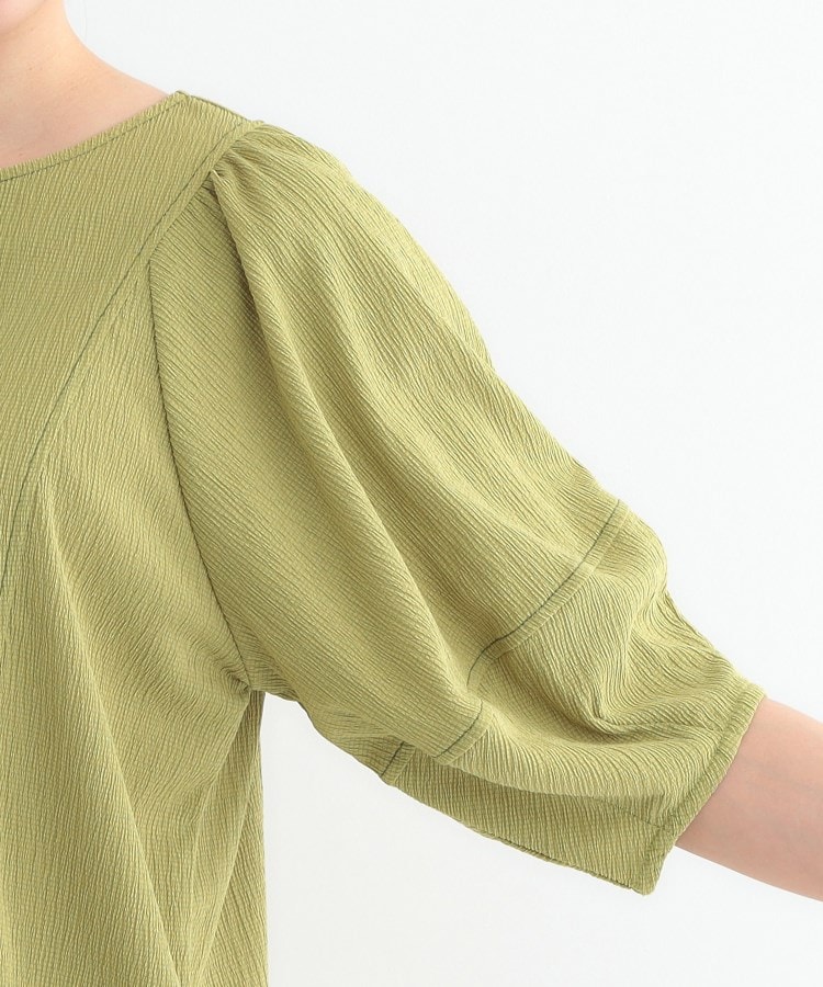 シューラルー/ドレスキップ(SHOO・LA・RUE/DRESKIP)の【洗える/S-LL/UV】 配色ステッチがアクセント 大人のデザイントップス18