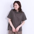 シューラルー/ドレスキップ(SHOO・LA・RUE/DRESKIP)の【S-LL/接触冷感/UV】アウトスタイルもサマになる さらさら抜け襟Tシャツ1