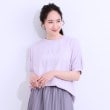 シューラルー/ドレスキップ(SHOO・LA・RUE/DRESKIP)の【S-LL/ひんやり/UV】こなれ感あるぷっくりラメ デザインロゴTシャツ13