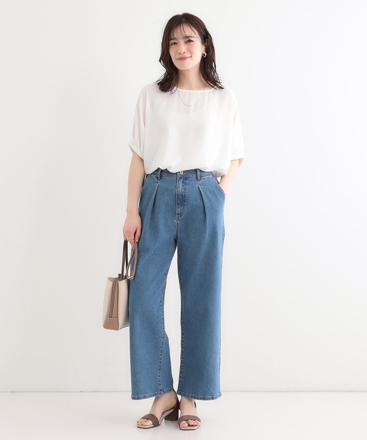 シューラルー/ドレスキップ(SHOO・LA・RUE/DRESKIP)の【高レビュー/UV/接触冷感/洗濯後しわになりにくい/5分袖】さらさら ドルマントップス15
