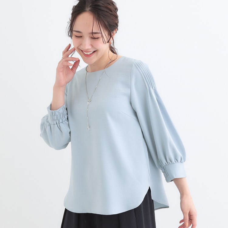 シューラルー/ドレスキップ(SHOO・LA・RUE/DRESKIP)の【洗える/洗濯後しわになりにくい】無理せずキレイ 肩タックブラウス シャツ・ブラウス