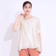 シューラルー/ドレスキップ(SHOO・LA・RUE/DRESKIP)の【S-LL/2点セット】インせず着られる はしごレース5分袖ブラウス9