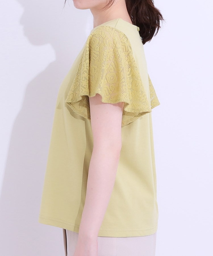 シューラルー/ドレスキップ(SHOO・LA・RUE/DRESKIP)の【S-LL】大人の上品コーデに お袖レース切り替えトップス14