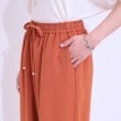 シューラルー/ドレスキップ(SHOO・LA・RUE/DRESKIP)の【着丈選べる/ひんやり】ストライプ見えイージーワイドパンツ33