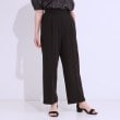 シューラルー/ドレスキップ(SHOO・LA・RUE/DRESKIP)の【S-LL/接触冷感】大人のきれいめスタイルに センタープレスワイドパンツ1