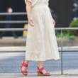 シューラルー/ドレスキップ(SHOO・LA・RUE/DRESKIP)の【S-LL】メッシュレースが魅力的なフレアスカート18