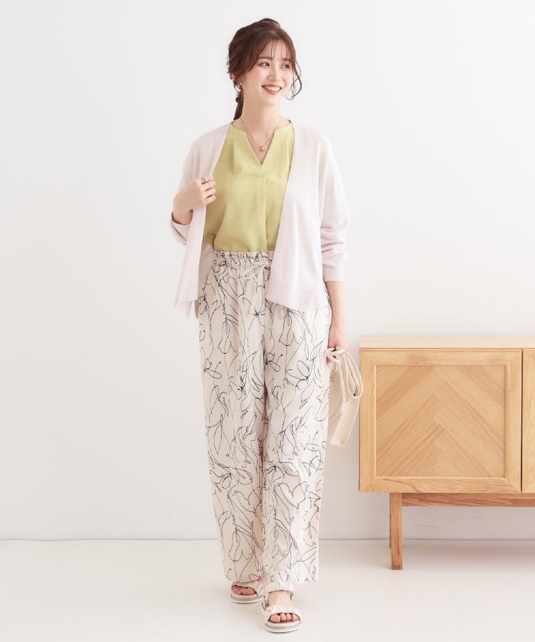 シューラルー/ドレスキップ(SHOO・LA・RUE/DRESKIP)の【洗える/S-LL】洗濯後しわになりにくい 5分袖スキッパーブラウス45
