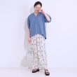 シューラルー/ドレスキップ(SHOO・LA・RUE/DRESKIP)の【洗える/S-LL】洗濯後しわになりにくい 5分袖スキッパーブラウス23