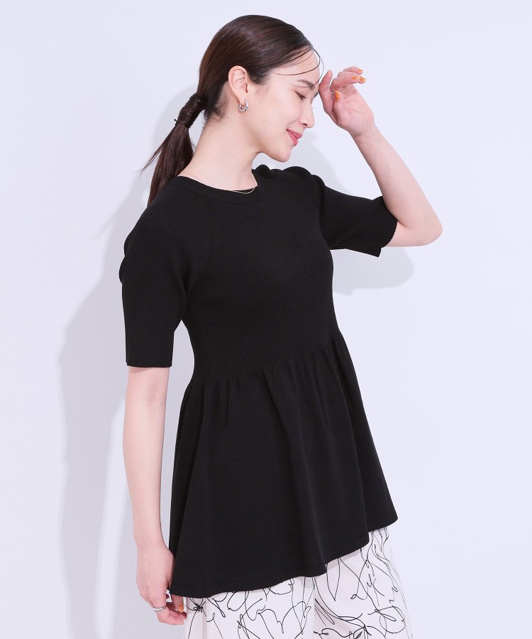 シューラルー/ドレスキップ(SHOO・LA・RUE/DRESKIP)のペプラムニットトップス6