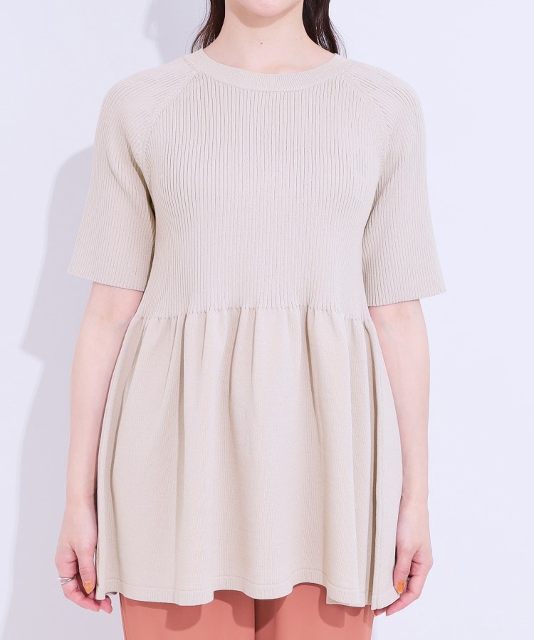 シューラルー/ドレスキップ(SHOO・LA・RUE/DRESKIP)のペプラムニットトップス13