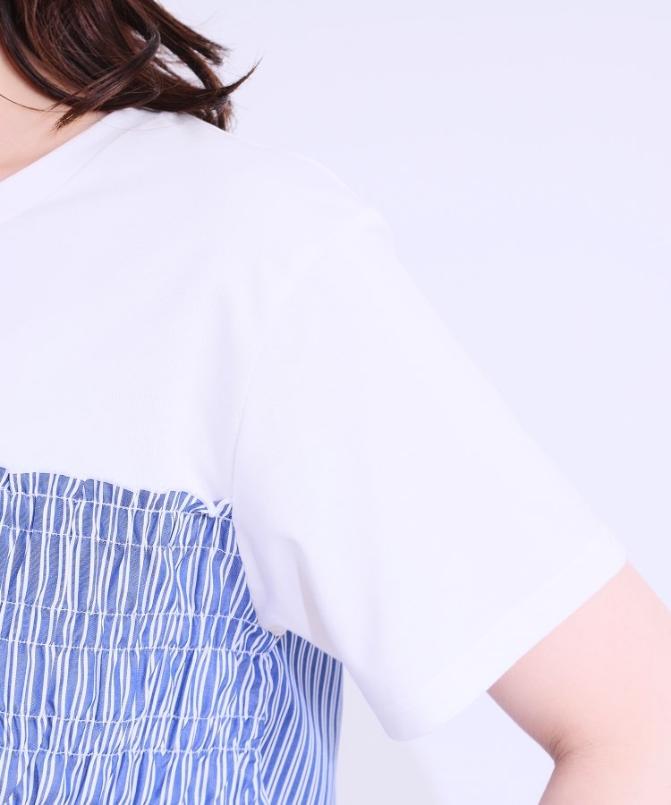 シューラルー/ドレスキップ(SHOO・LA・RUE/DRESKIP)の【洗える/S-LL】大人に似合う ビスチェ風ドッキングトップス21
