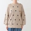 シューラルー/ドレスキップ(SHOO・LA・RUE/DRESKIP)の【S-LL】ドット柄が目を惹く ゆったりニット13