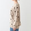 シューラルー/ドレスキップ(SHOO・LA・RUE/DRESKIP)の【S-LL】ドット柄が目を惹く ゆったりニット14