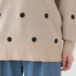 シューラルー/ドレスキップ(SHOO・LA・RUE/DRESKIP)の【S-LL】ドット柄が目を惹く ゆったりニット18