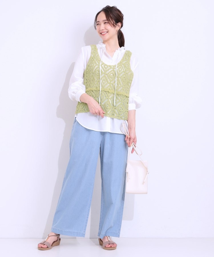 シューラルー/ドレスキップ(SHOO・LA・RUE/DRESKIP)の【S-LL/2点セット】大人カジュアルに レースビスチェ+プリントTシャツ14