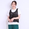 シューラルー/ドレスキップ(SHOO・LA・RUE/DRESKIP)の【S-LL/2点セット】大人カジュアルに レースビスチェ+プリントTシャツ1