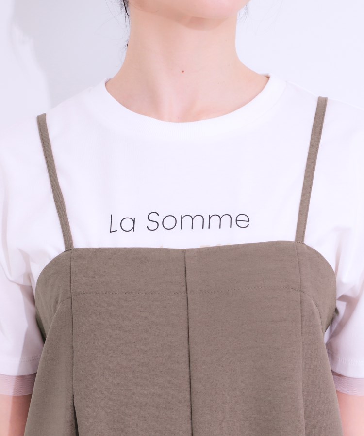シューラルー/ドレスキップ(SHOO・LA・RUE/DRESKIP)の【S-LL】Iラインですっきり見え 大人見えサロペット16