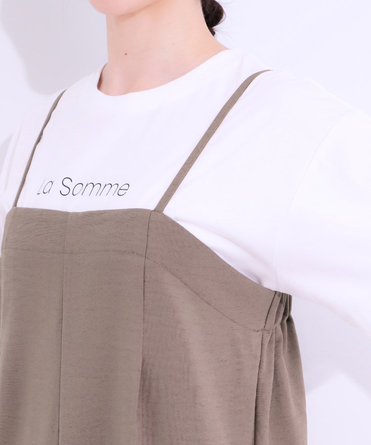 シューラルー/ドレスキップ(SHOO・LA・RUE/DRESKIP)の【S-LL】Iラインですっきり見え 大人見えサロペット17
