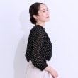 シューラルー/ドレスキップ(SHOO・LA・RUE/DRESKIP)の【S-LL】首元ギャザーが大人上品な シフォンブラウス2